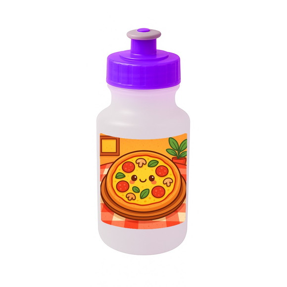 Garrafinha Squeeze Personalizada Pizza Divertida - Imagem 5