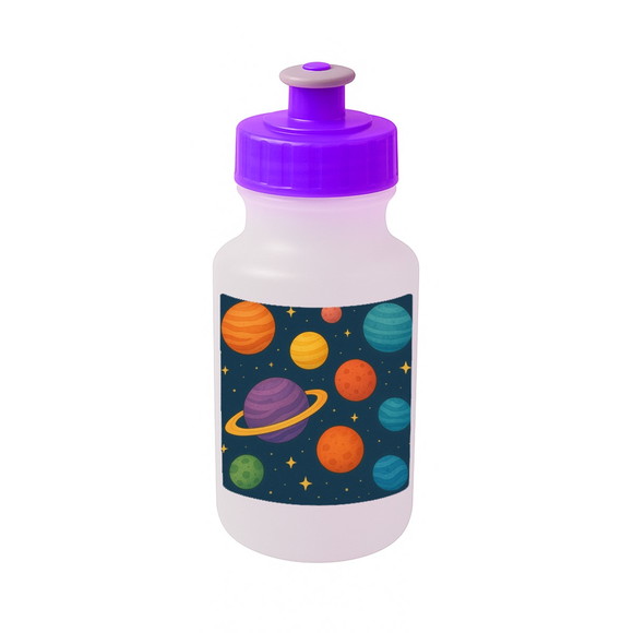 Garrafinha Squeeze Personalizada Planetas Coloridos - Imagem 5