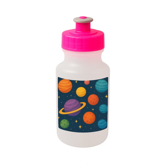 Garrafinha Squeeze Personalizada Planetas Coloridos - Imagem 3