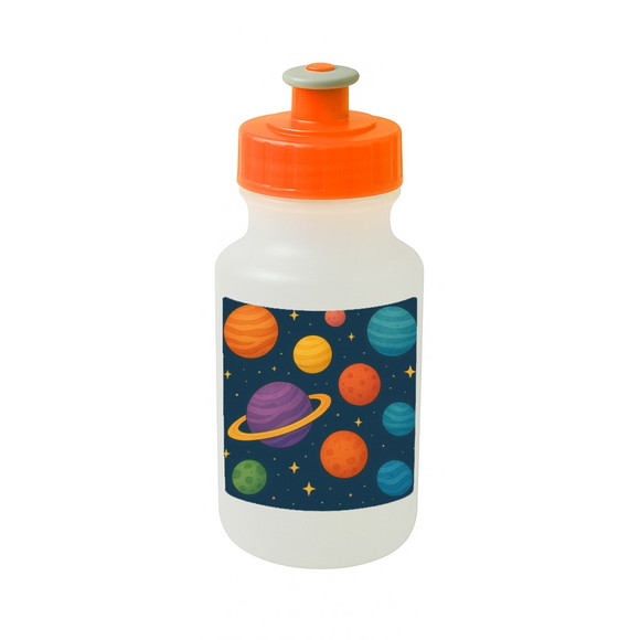 Garrafinha Squeeze Personalizada Planetas Coloridos - Imagem 4
