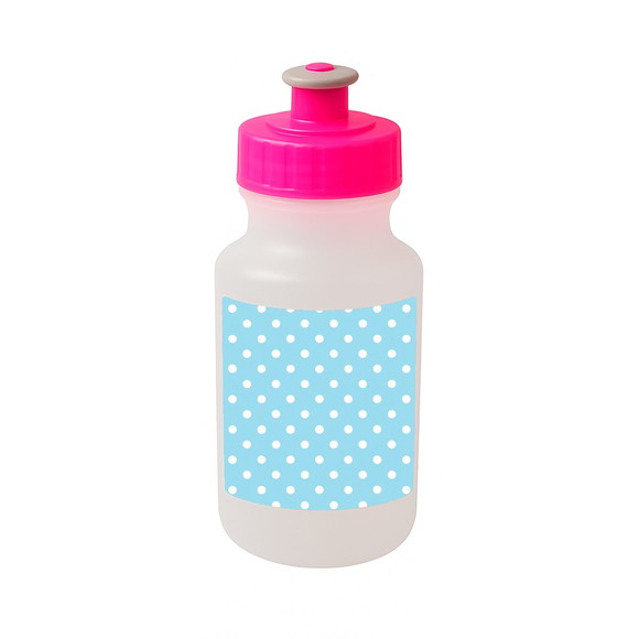Garrafinha Squeeze Personalizada Poá Azul Bebê - Imagem 3