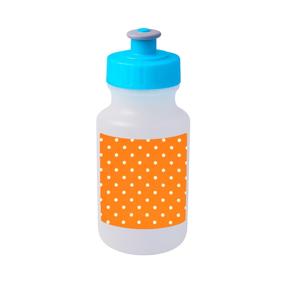 Garrafinha Squeeze Personalizada Poá Laranja - Imagem 2