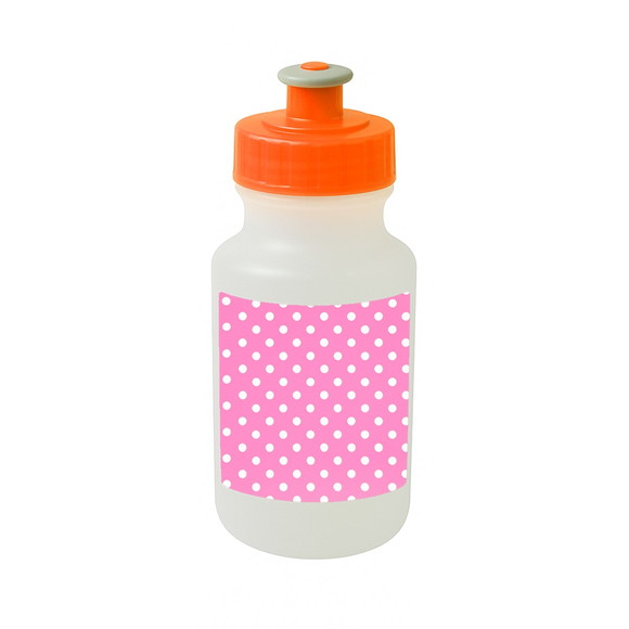 Garrafinha Squeeze Personalizada Poá Rosa Pink - Imagem 4