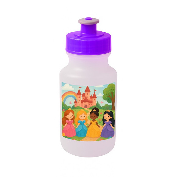 Garrafinha Squeeze Personalizada Princesas Encantadas - Imagem 5
