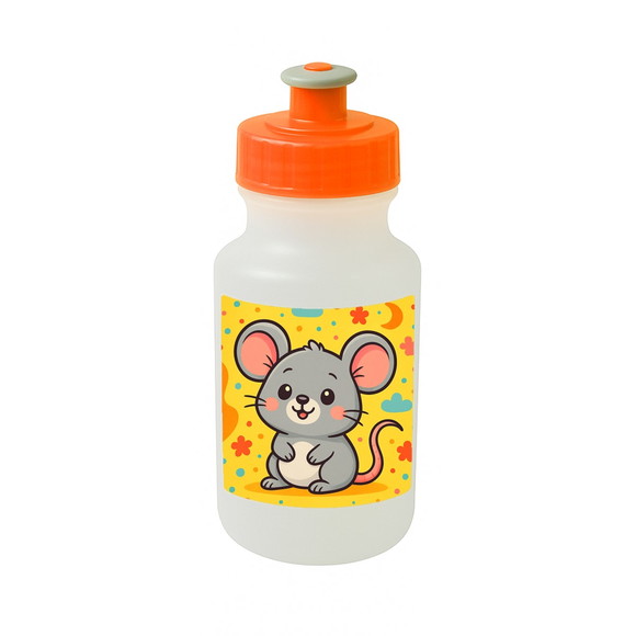 Garrafinha Squeeze Personalizada Ratinho Fofo - Imagem 4