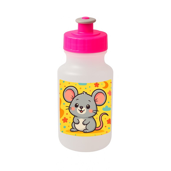 Garrafinha Squeeze Personalizada Ratinho Fofo - Imagem 3