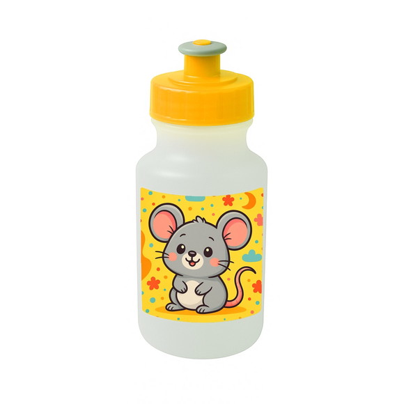 Garrafinha Squeeze Personalizada Ratinho Fofo
