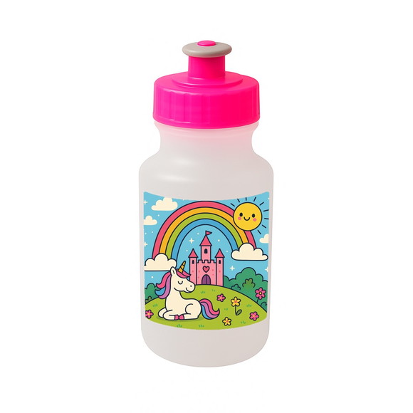 Garrafinha Squeeze Personalizada Reino do Arco-íris - Imagem 3