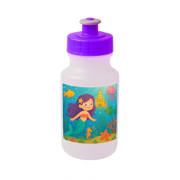 Garrafinha Squeeze Personalizada Reino Subaquático - Imagem 5
