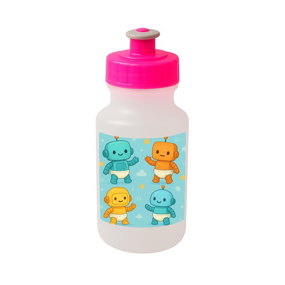 Garrafinha Squeeze Personalizada Robôs Baby - Imagem 3