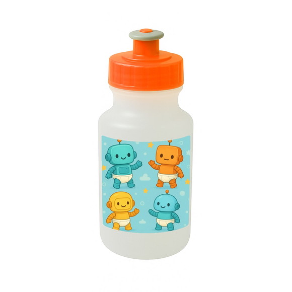 Garrafinha Squeeze Personalizada Robôs Baby - Imagem 4