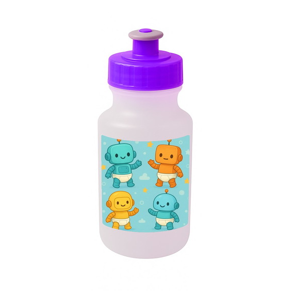 Garrafinha Squeeze Personalizada Robôs Baby - Imagem 5