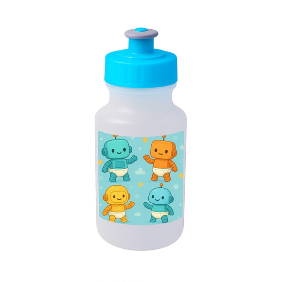 Garrafinha Squeeze Personalizada Robôs Baby - Imagem 2