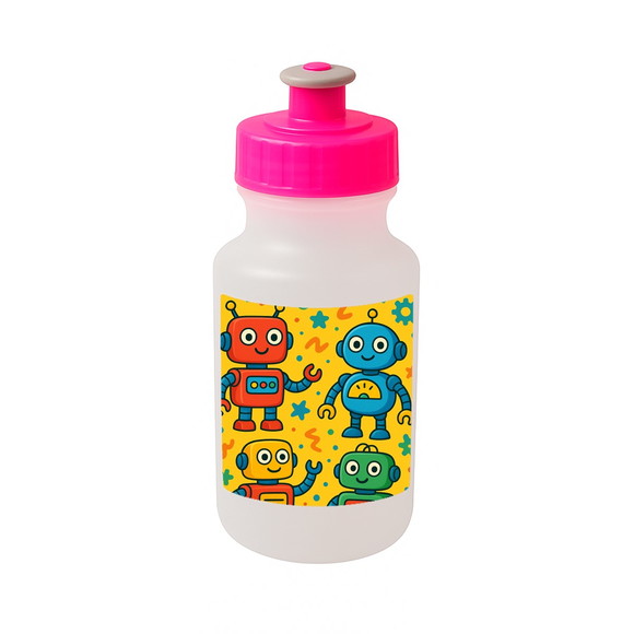 Garrafinha Squeeze Personalizada Robôs Divertidos - Imagem 3