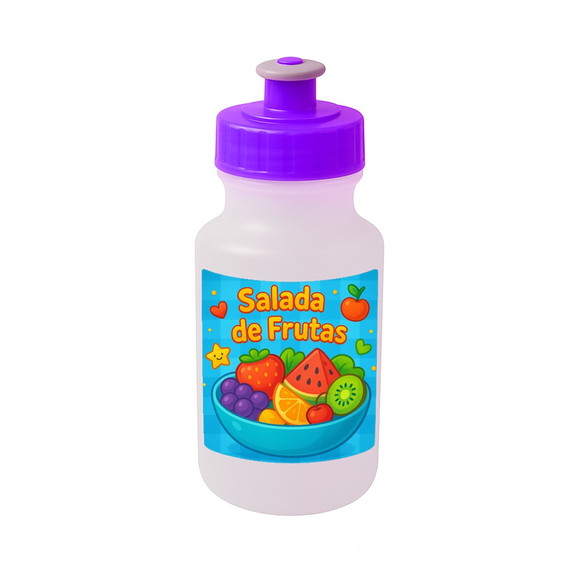 Garrafinha Squeeze Personalizada Salada de Frutas - Imagem 5