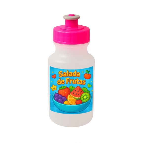 Garrafinha Squeeze Personalizada Salada de Frutas - Imagem 3