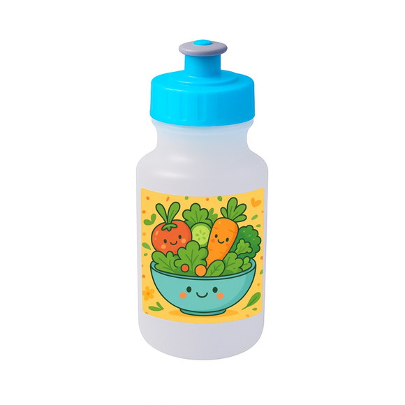 Garrafinha Squeeze Personalizada Salada Divertida - Imagem 2