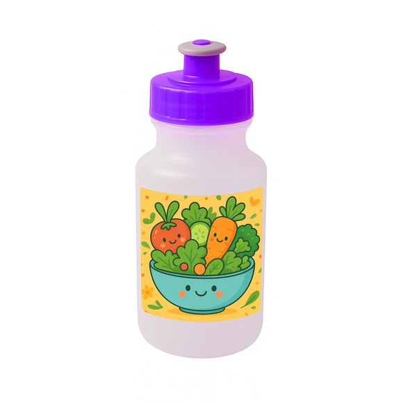 Garrafinha Squeeze Personalizada Salada Divertida - Imagem 5