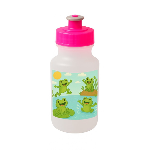 Garrafinha Squeeze Personalizada Sapos Divertidos - Imagem 3