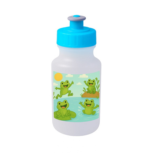 Garrafinha Squeeze Personalizada Sapos Divertidos - Imagem 2