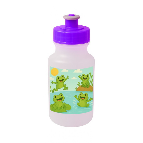 Garrafinha Squeeze Personalizada Sapos Divertidos - Imagem 5