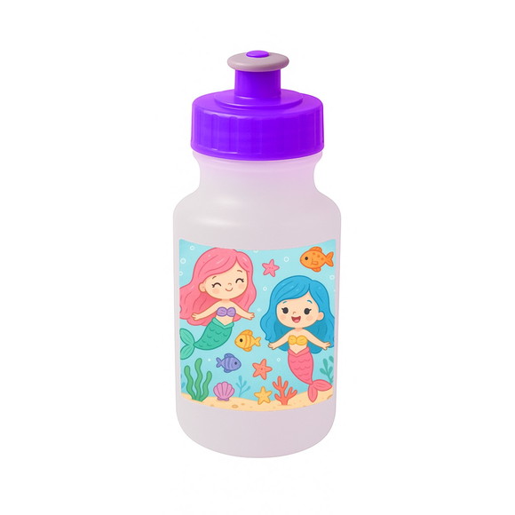 Garrafinha Squeeze Personalizada Sereias - Imagem 5