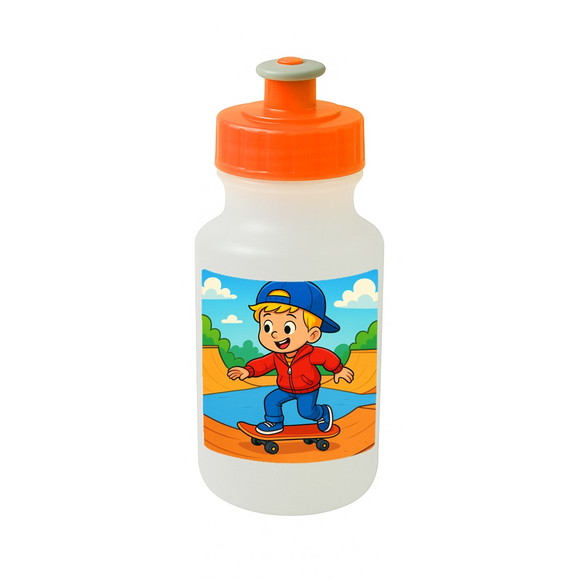 Garrafinha Squeeze Personalizada Skate Kids - Imagem 4