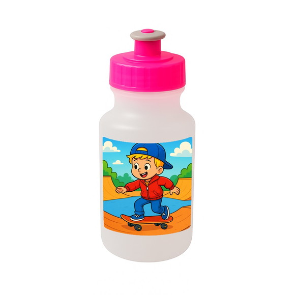 Garrafinha Squeeze Personalizada Skate Kids - Imagem 3