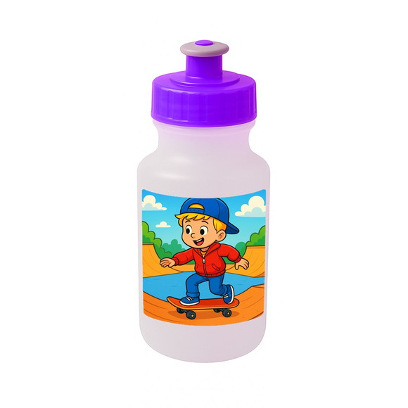 Garrafinha Squeeze Personalizada Skate Kids - Imagem 5