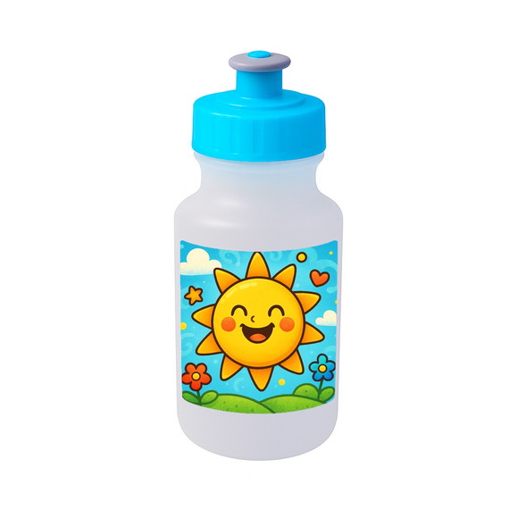 Garrafinha Squeeze Personalizada Sol Sorridente - Imagem 2