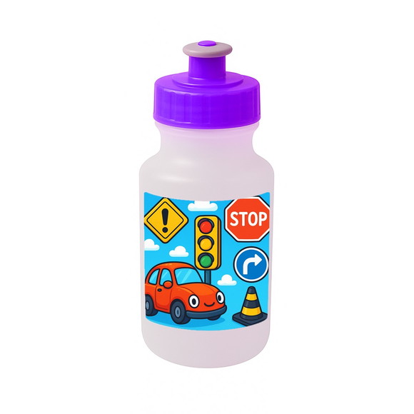 Garrafinha Squeeze Personalizada Trânsito - Imagem 5
