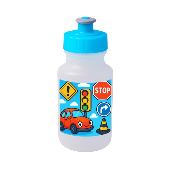 Garrafinha Squeeze Personalizada Trânsito - Imagem 2
