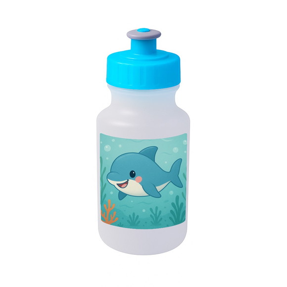 Garrafinha Squeeze Personalizada Tubarãozinho Fofo - Imagem 2