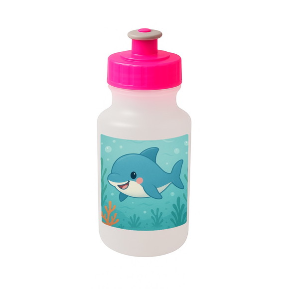 Garrafinha Squeeze Personalizada Tubarãozinho Fofo - Imagem 3