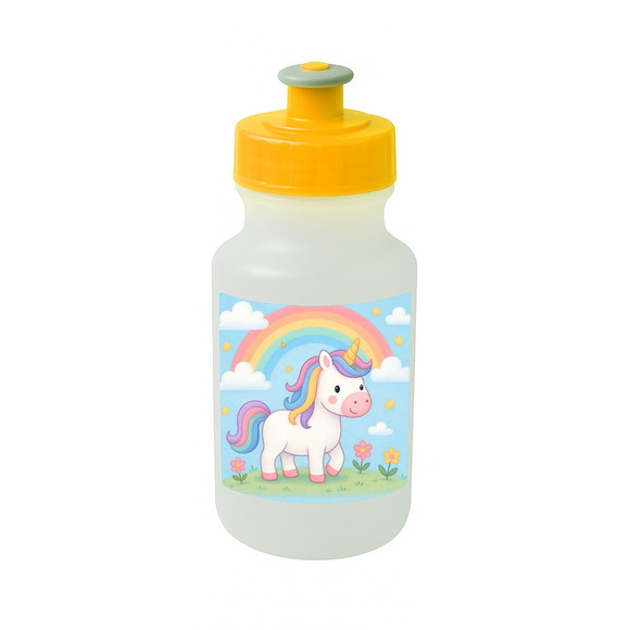 Garrafinha Squeeze Personalizada Unicórnio