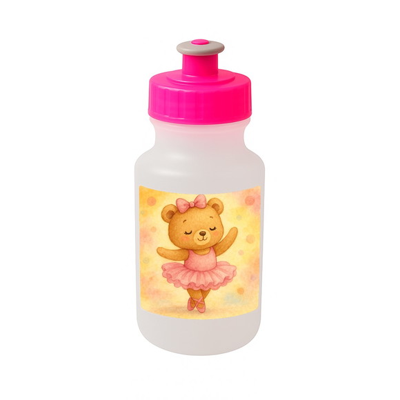 Garrafinha Squeeze Personalizada Ursinha Bailarina - Imagem 3