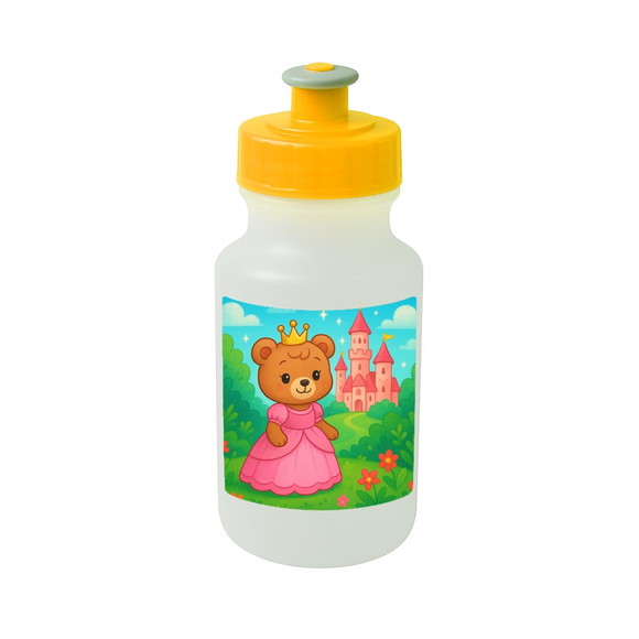 Garrafinha Squeeze Personalizada Ursinha Princesa