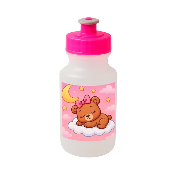 Garrafinha Squeeze Personalizada Ursinha Soninho - Imagem 3