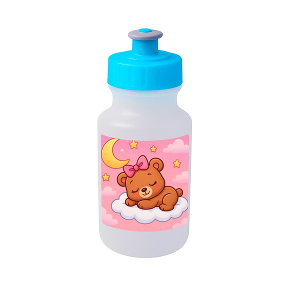 Garrafinha Squeeze Personalizada Ursinha Soninho - Imagem 2