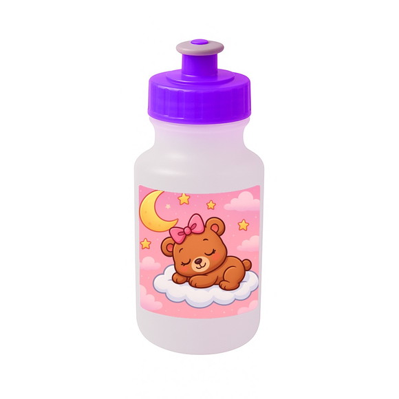 Garrafinha Squeeze Personalizada Ursinha Soninho - Imagem 5