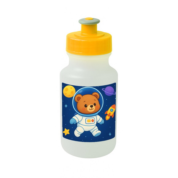 Garrafinha Squeeze Personalizada Ursinho Astronauta