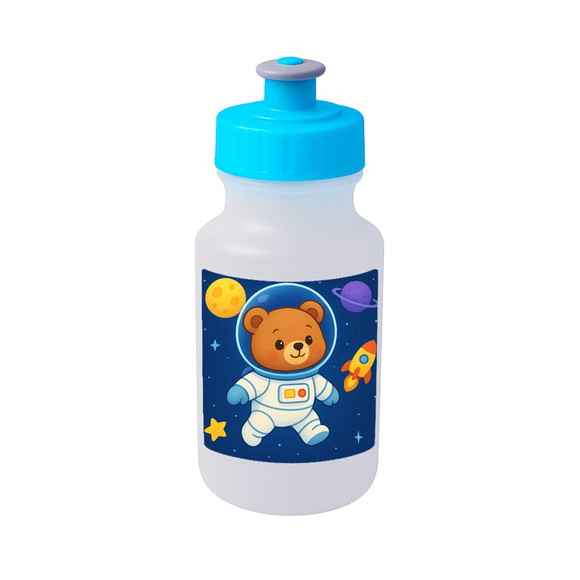 Garrafinha Squeeze Personalizada Ursinho Astronauta - Imagem 2