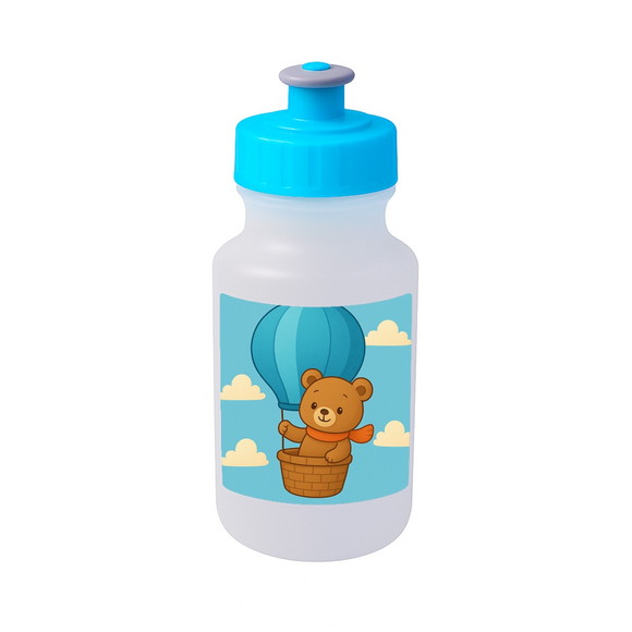Garrafinha Squeeze Personalizada Ursinho Baloeiro - Imagem 2