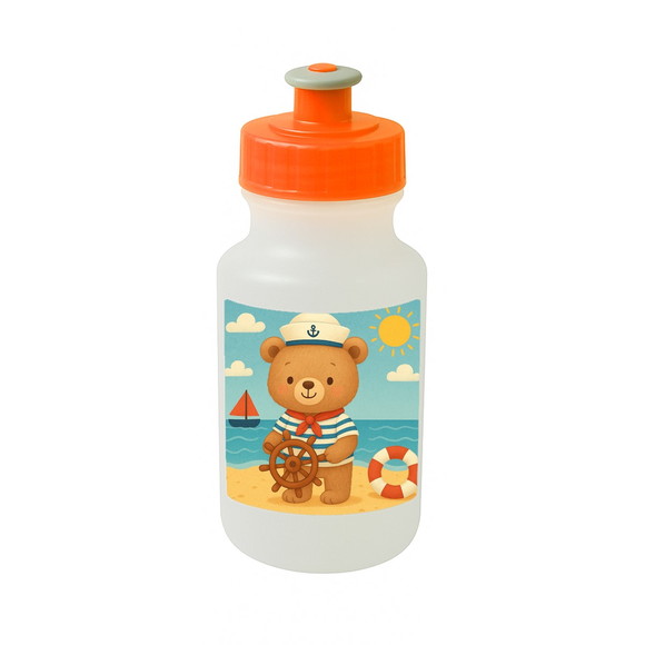 Garrafinha Squeeze Personalizada Ursinho Marinheiro - Imagem 4