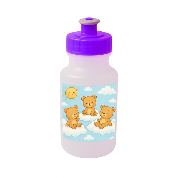 Garrafinha Squeeze Personalizada Ursinhos na Nuvem - Imagem 5