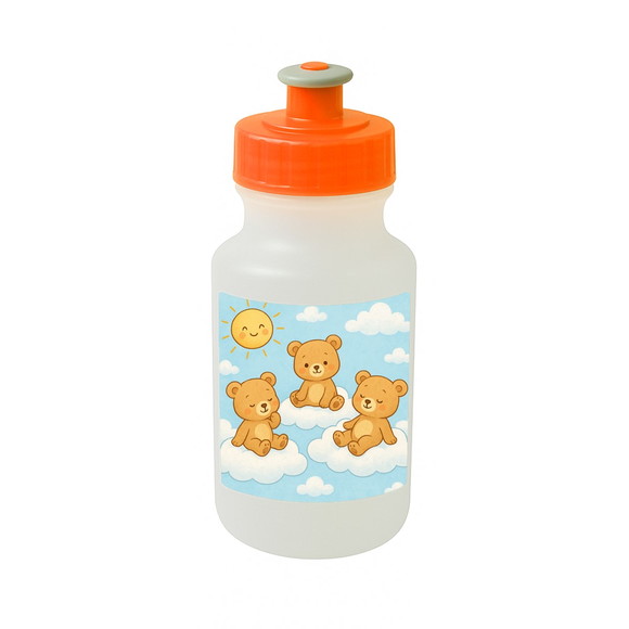 Garrafinha Squeeze Personalizada Ursinhos na Nuvem - Imagem 4