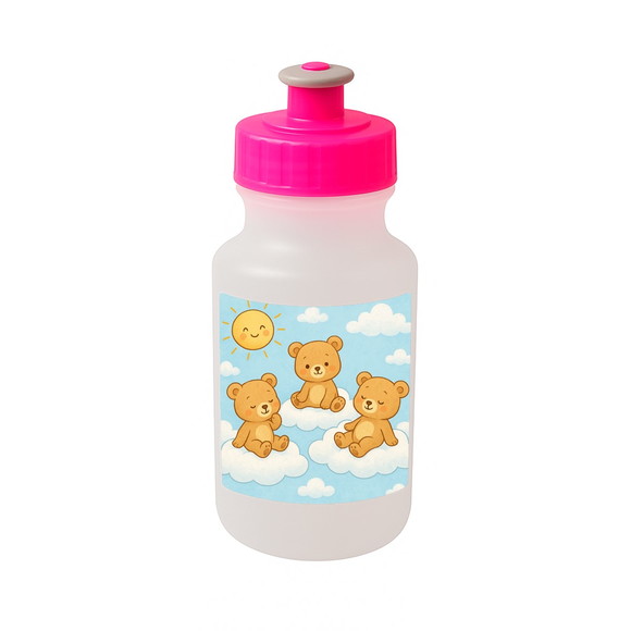 Garrafinha Squeeze Personalizada Ursinhos na Nuvem - Imagem 3