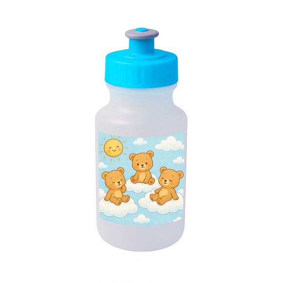 Garrafinha Squeeze Personalizada Ursinhos na Nuvem - Imagem 2