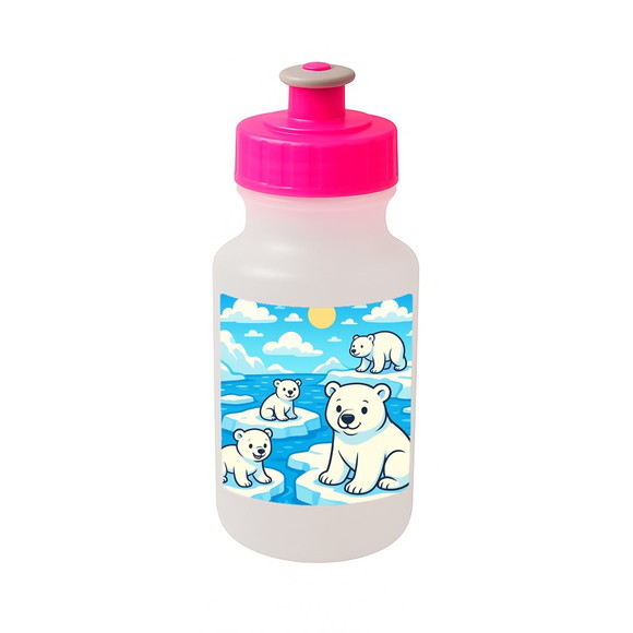 Garrafinha Squeeze Personalizada Ursos Polares - Imagem 3