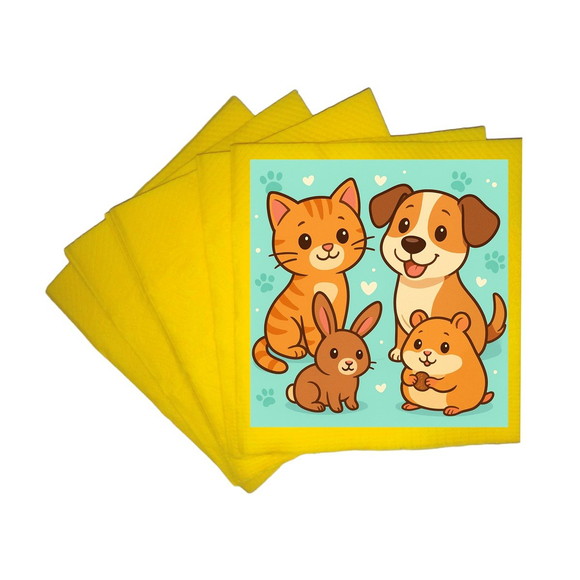 Guardanapo de Papel Personalizado Animais de Estimação